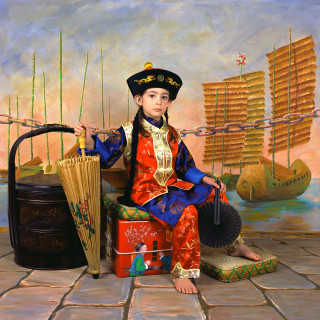 Olympia as Lewis Carroll's Xie Kitchin as a Chinaman (off duty) 2003