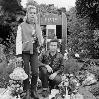 Rebecca Gully & Dave Last on the 10th anniversary of Elvis' death Elvis Memorial Melbourne 1987