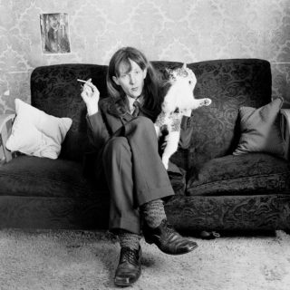 John Money, Painter with cat, 1985